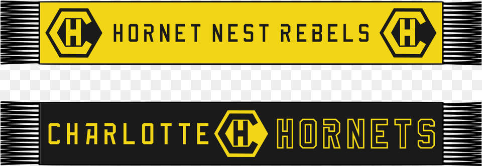Charlotte Hornets Away Scarf Charlotte Hornets Charlotte Hornets, Sign, Symbol, Scoreboard, Road Sign Free Png Download
