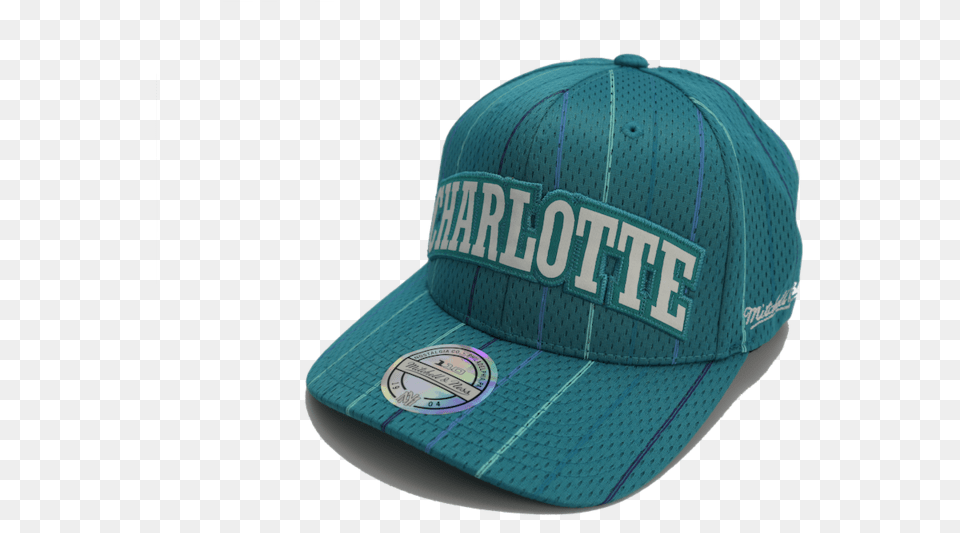 Charlotte Hornets Mitchell U0026 Ness Jersey Logo 110 Baseball Cap, Baseball Cap, Clothing, Hat Png Image