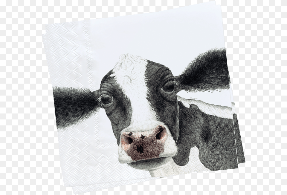 Charlotte Nicolin Paper Napkins Swedish Reproduction Tray, Animal, Cattle, Cow, Livestock Free Png Download