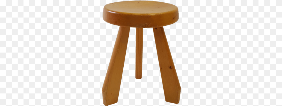 Charlotte Perriand Stool Tabouret Perriand Les Arcs, Bar Stool, Furniture Free Png Download