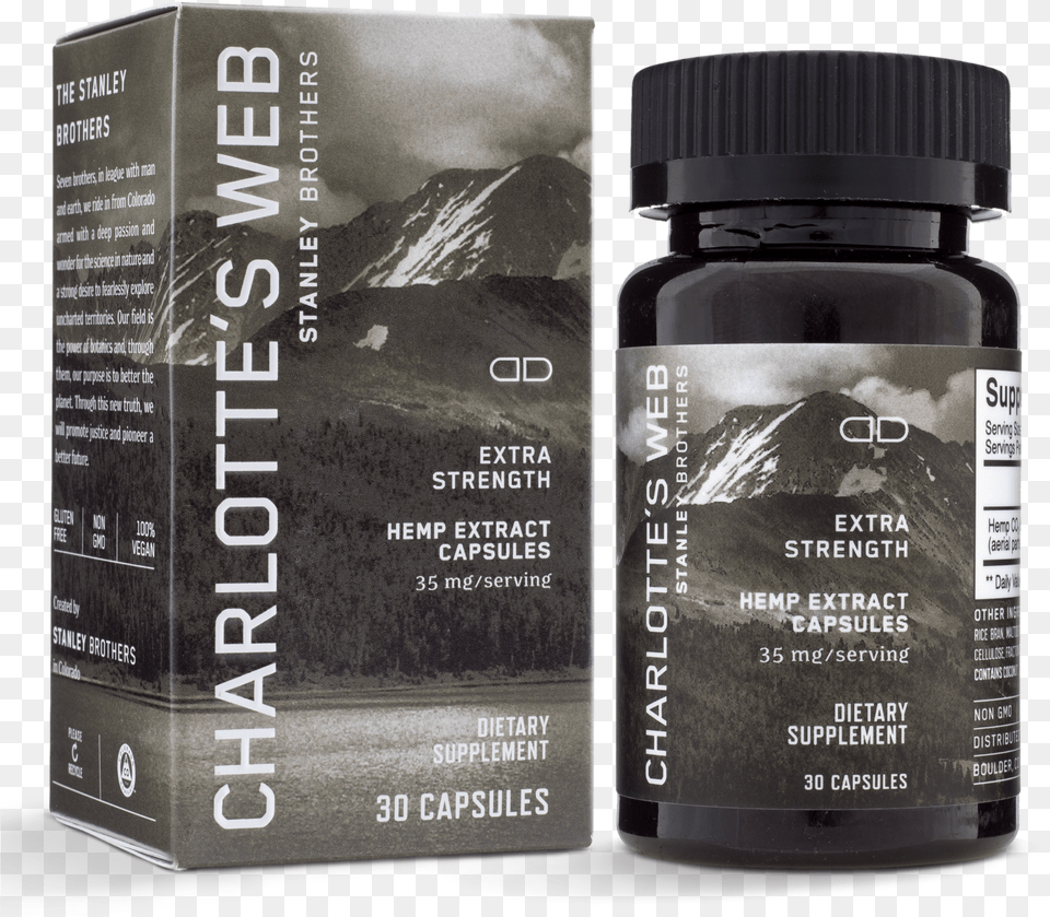 Charlotte S Web Cw Hemp Cbd Oil Extra Strength Hemp Charlottes Web Liquid Capsules Free Png Download