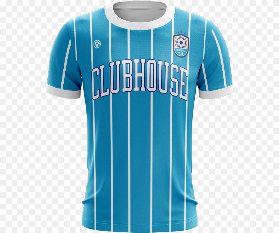 Charlotte Soccer Jersey Inspired The Teal Pinstripe T Shirt, Clothing, T-shirt Free Transparent Png