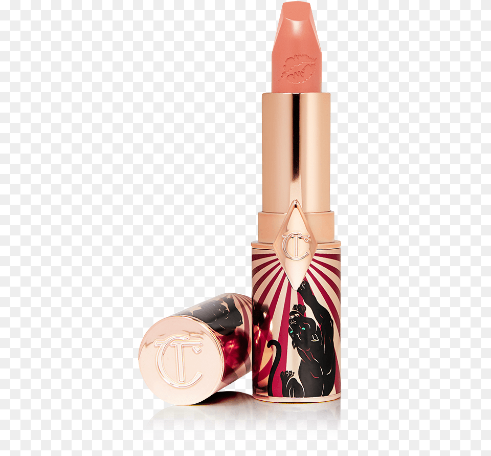 Charlotte Tilbury Angel Alessandra Lipstick, Cosmetics, Bottle, Perfume Png Image