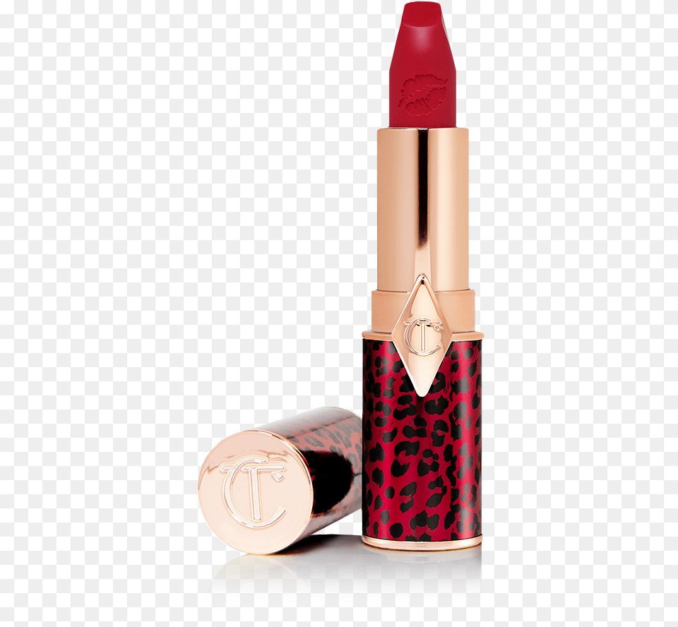 Charlotte Tilbury Hot Lips 2 Patsy Red, Cosmetics, Lipstick, Can, Tin Free Png