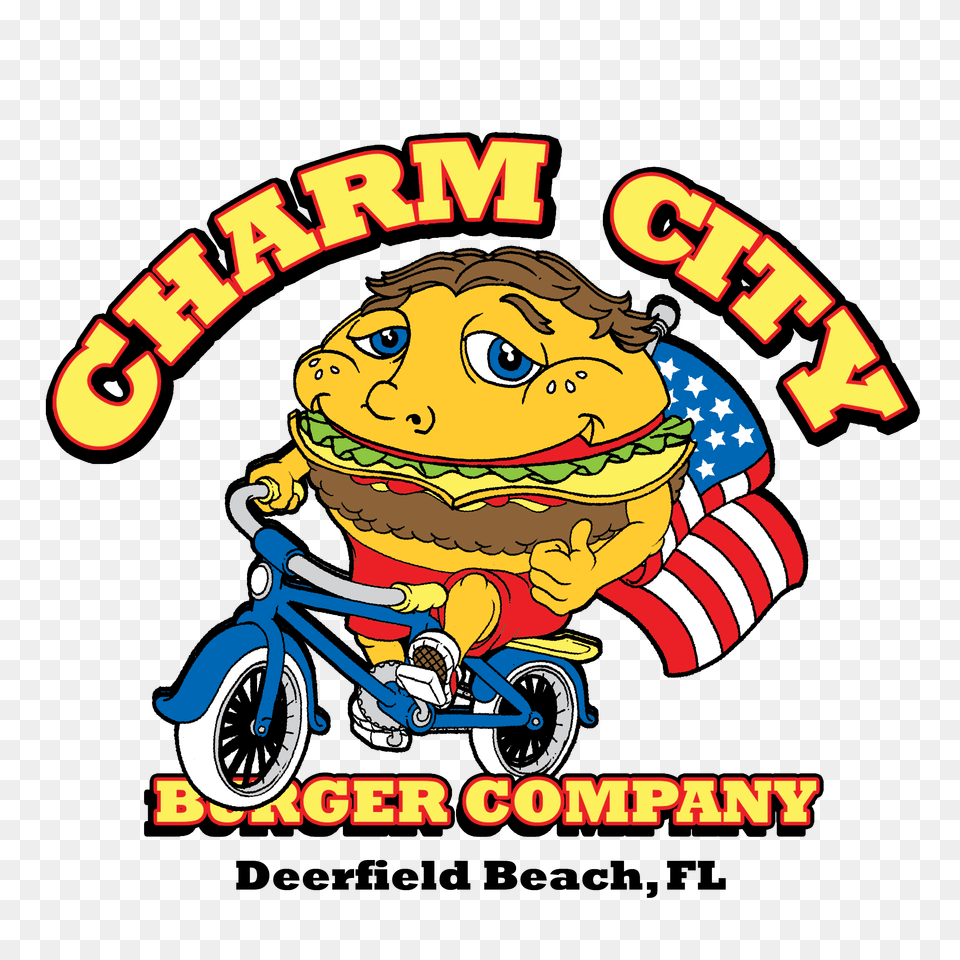 Charm City Burgers United States Charm City Burger Company, Baby, Person, Advertisement, Poster Png Image