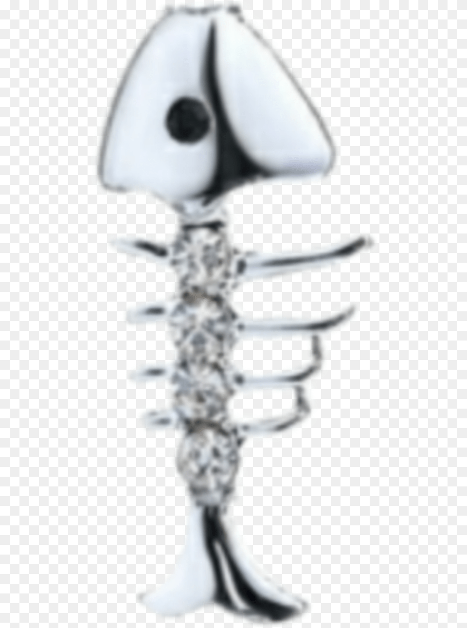 Charm Fish Bones Catfood Jewelry Pandora Shiny Silver, Baby, Person, Cutlery Png Image