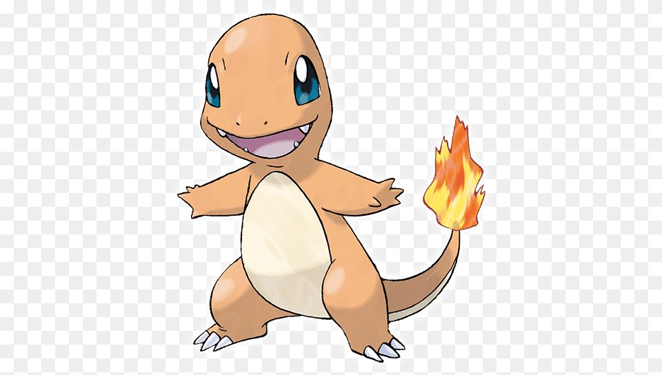 Charmander, Baby, Person, Fire, Flame Free Png Download