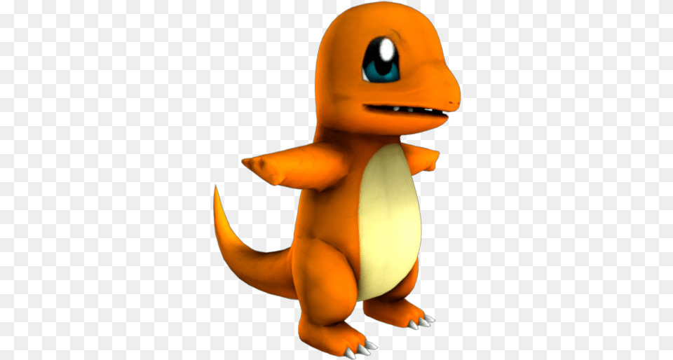 Charmander 3d Cartoon, Plush, Toy, Baby, Person Free Png Download