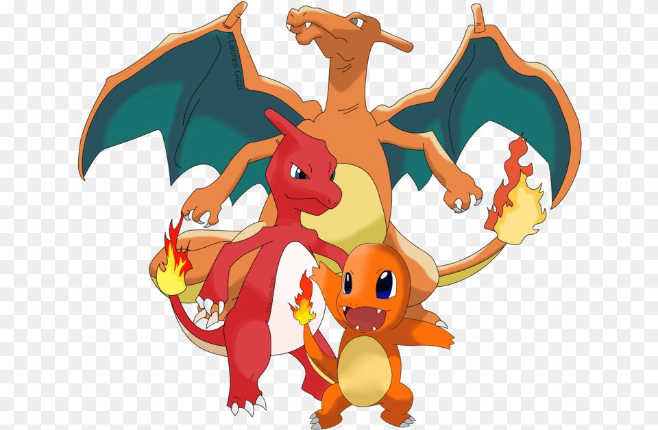 Charmander Charmeleon Charizard, Dragon, Baby, Face, Head Free Png Download