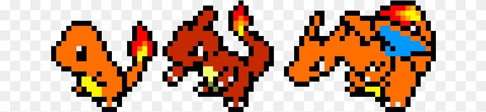 Charmander Charmeleon Charizard Pixel, Qr Code Free Png