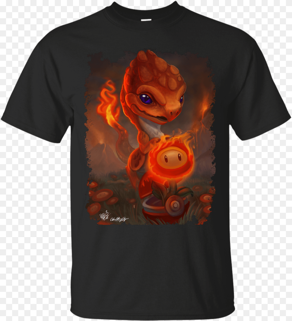 Charmander Full Halo Adam Aguas Collaboration Cute Scooby Doo 50th Anniversary Shirt, Clothing, T-shirt Free Png Download