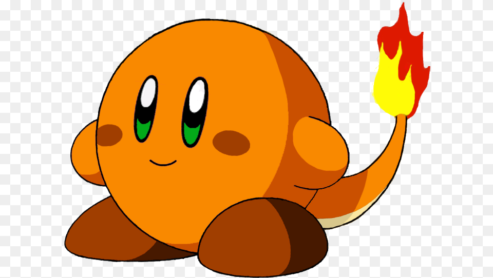 Charmander Kirby, Face, Head, Person, Animal Free Png