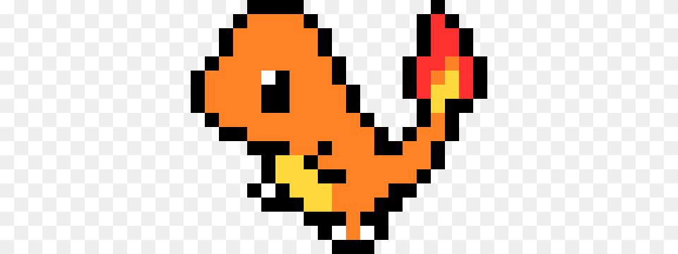 Charmander Pc Sprite Charmander Pixel Art, First Aid, Pattern Png Image