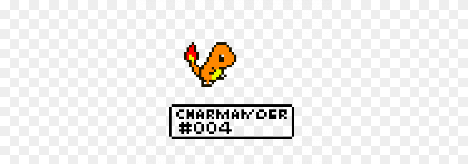 Charmander Pixel Art Illustration, Qr Code, Text Free Transparent Png