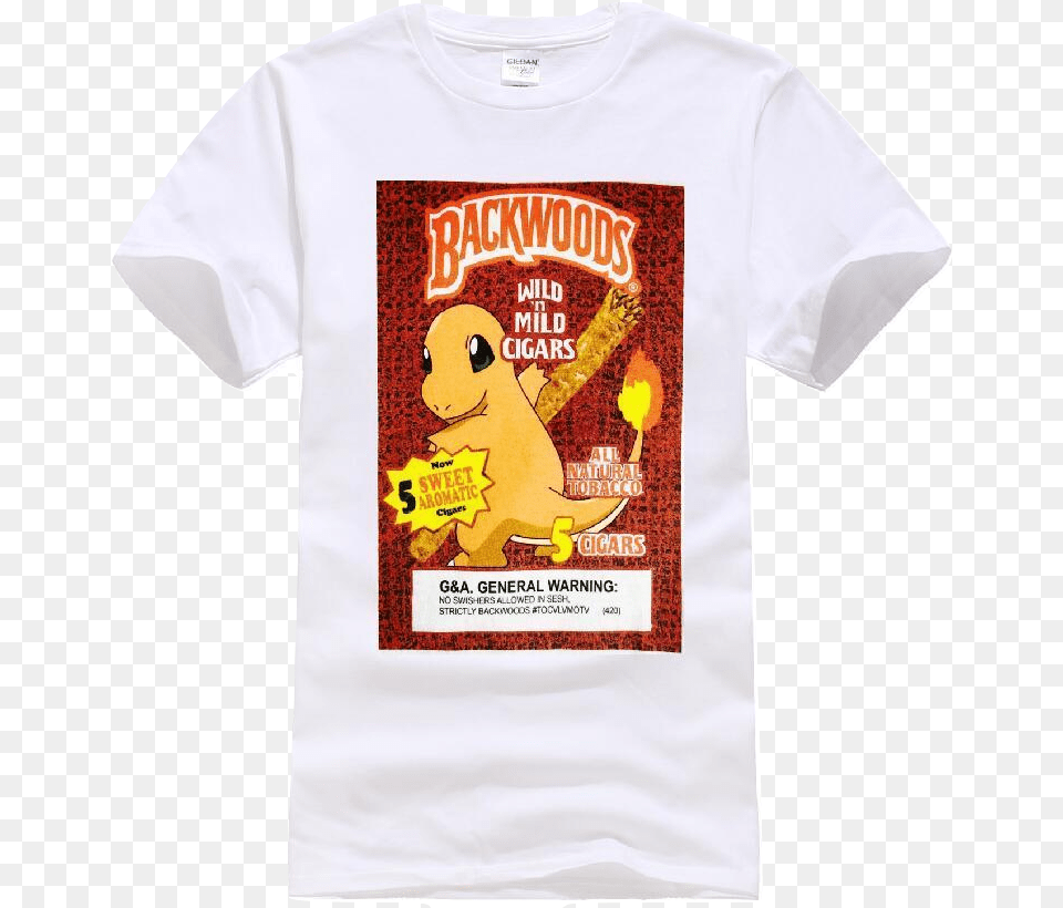 Charmander Pokemon Backwoods T Shirt Pikachu Backwoods T Shirt, Clothing, T-shirt Png Image