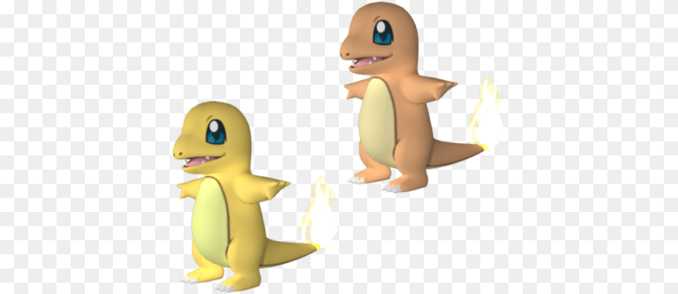 Charmander Pokemon Character 3d Model Dae Fbx Cartoon, Baby, Person, Fire, Flame Free Png