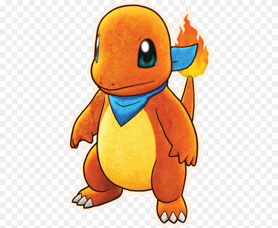 Charmander Pokemon Mystery Dungeon Rescue Team Dx Charmander, Plush, Toy, Animal, Bear Png Image