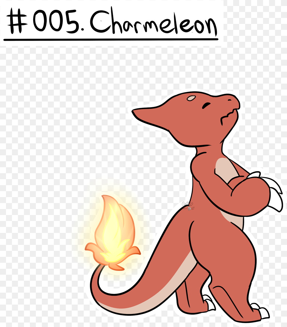 Charmeleon Cartoon, Baby, Person Free Png Download