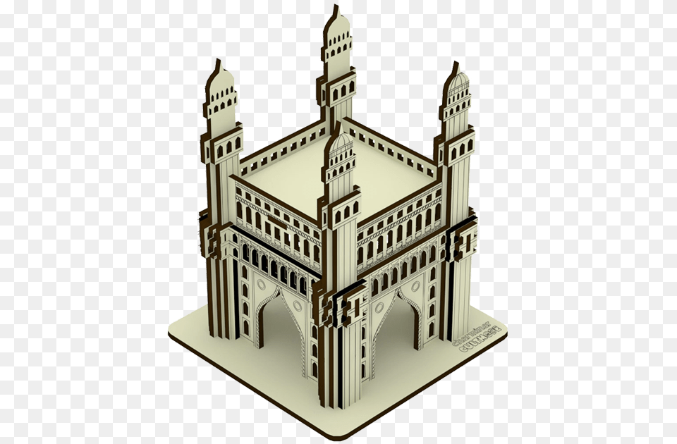 Charminar Side Min Charminar Model Kit, Architecture, Building, Cathedral, Church Free Transparent Png