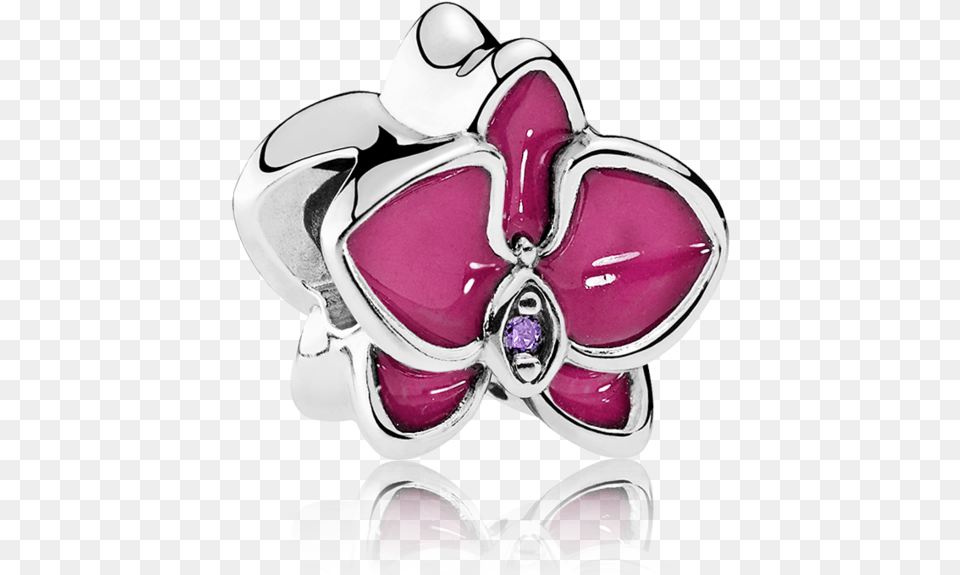 Charms Clip Cherry Blossom Image Royalty Pandora Pink Orchid Charm, Accessories, Jewelry, Earring, Gemstone Free Png