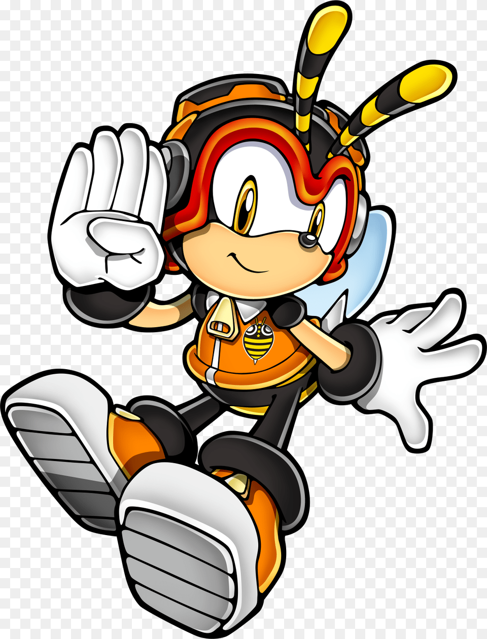Charmy Bee Sonic Charmy Bee, Bulldozer, Machine, Cartoon, Book Free Png Download
