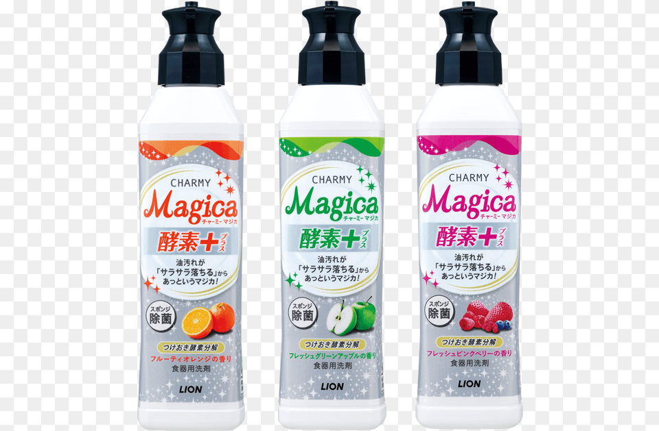 Charmy Magica Enzyme Plus, Bottle, Shaker Png
