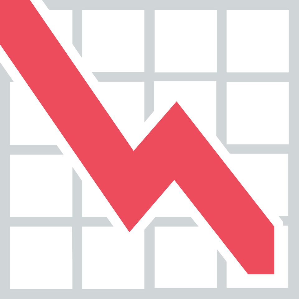 Chart Decreasing Emoji Clipart, Logo, Symbol, Sign Free Transparent Png