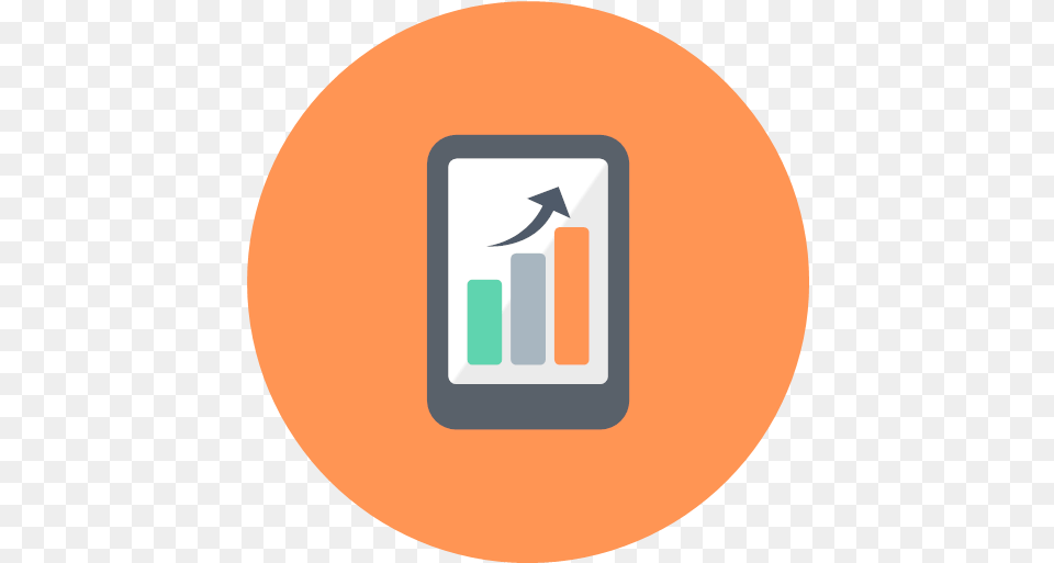 Chart Diagram Graph Graphs Mobile Smartphone Icon Banking, Disk Png