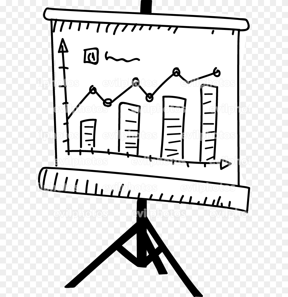 Chart Drawing Vector And Stock Photo Illustration, Tripod, Device, Grass, Lawn Free Transparent Png