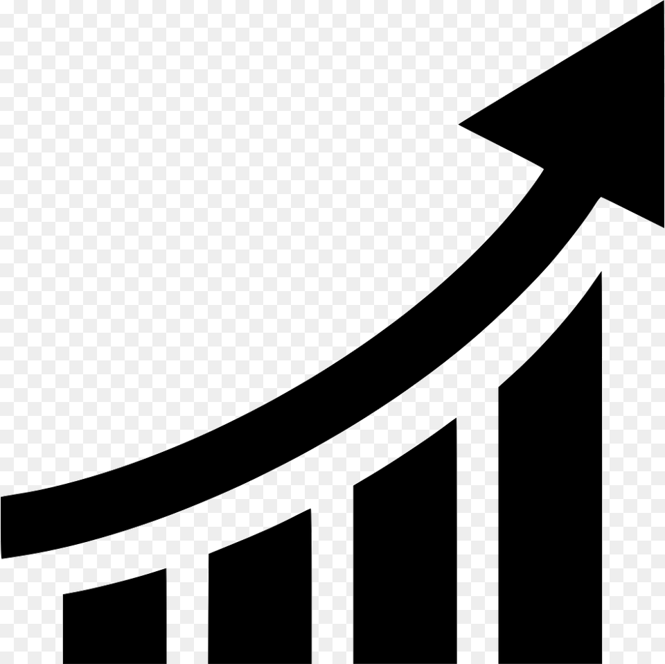 Chart Graph Line Arrow Line Graph Arrow Icon, Handrail, People, Person, Railing Free Transparent Png