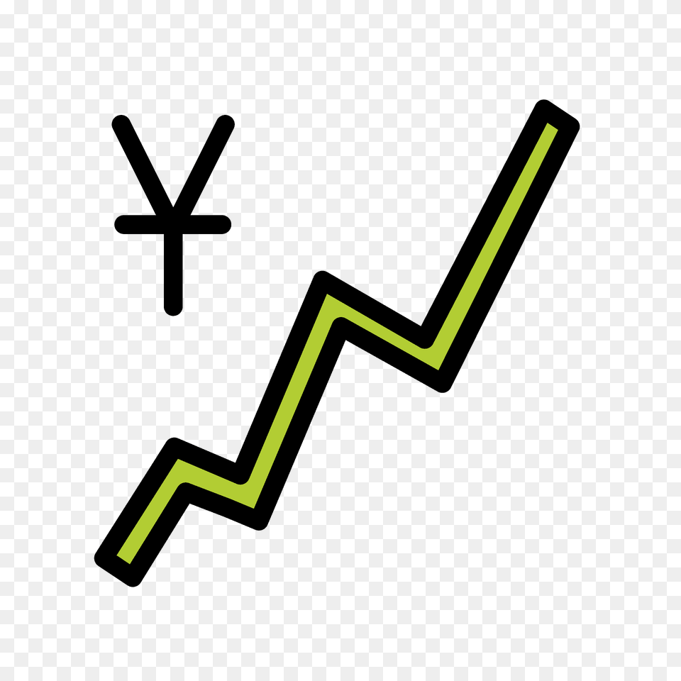 Chart Increasing With Yen Emoji Clipart, Cross, Symbol Png Image