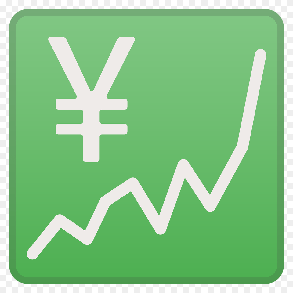 Chart Increasing With Yen Emoji Clipart, Sign, Symbol, Dynamite, Weapon Png Image