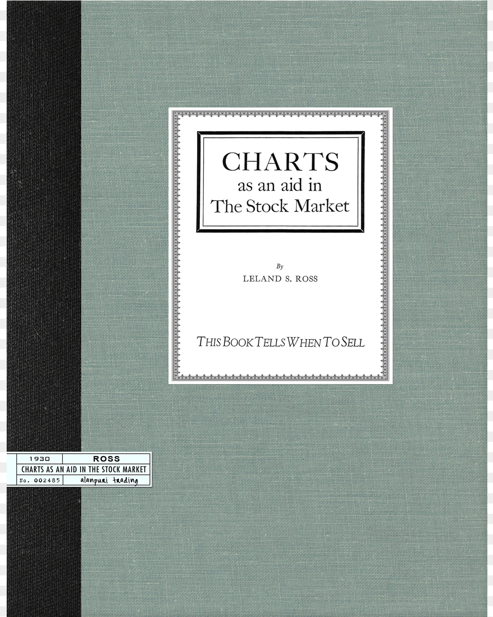 Charts As An Aid In The Stock Market By Leland S Stock Market, Page, Text, Book, Home Decor Png Image