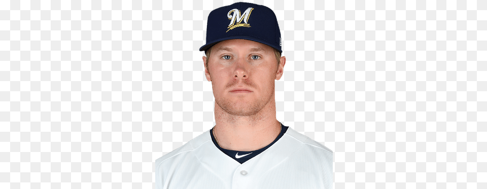 Chase Anderson 2018 Pitching Statistics Vs Cincinnati Josh Hader, Baseball Cap, Cap, Clothing, Hat Png Image