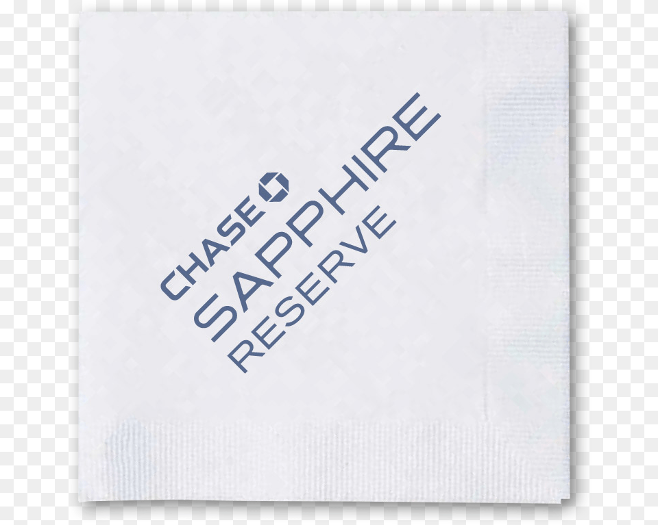 Chase Beverage Napkin, Text Png Image