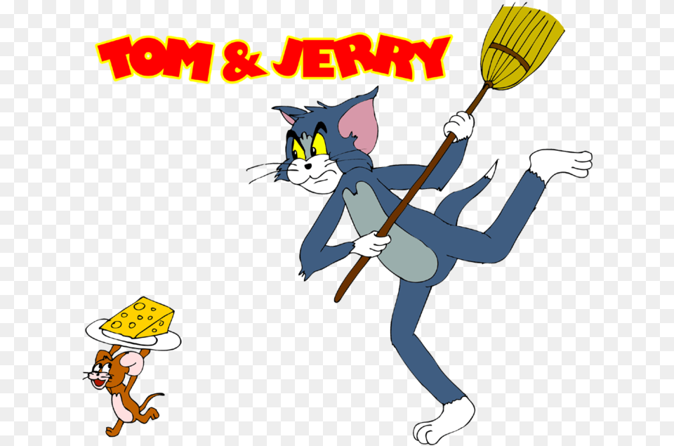 Chase Clipart Tom And Jerry Tom Chasing Jerry Transparent Gifs, Cleaning, Person, Baby, Book Free Png Download