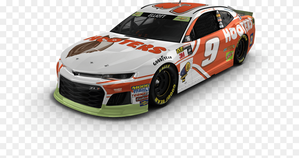 Chase Elliott Hooters, Car, Sports Car, Transportation, Vehicle Free Transparent Png