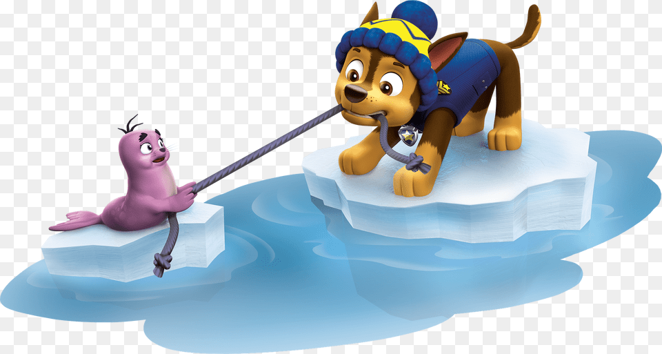 Chase Having Fun Paw Patrol Clipart, Ice, Outdoors, Toy, Face Png