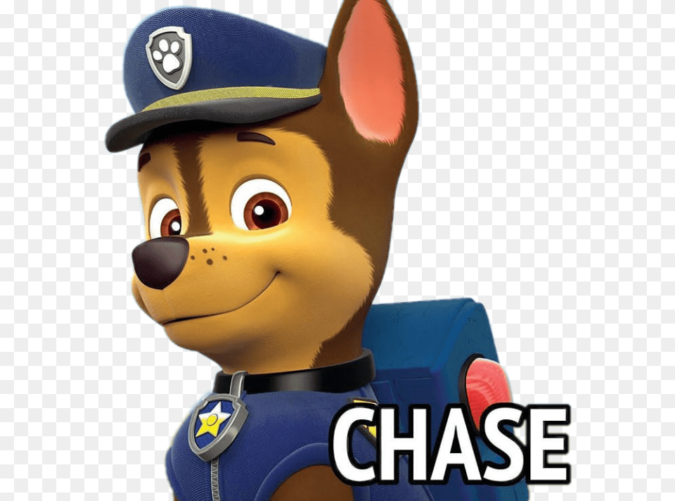 Chase Paw Patrol Characters, Toy, Face, Head, Person Free Png