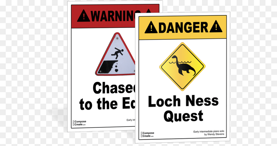 Chased To The Edge And Loch Ness Quest Bundle By Wendy Cliff, Sign, Symbol, Road Sign Free Transparent Png