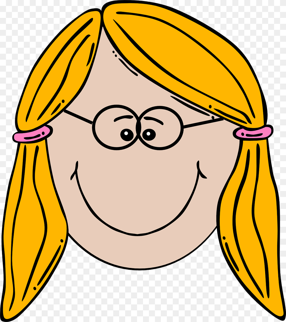 Chashmish Or The Girl With The Round Glasses Cartoon Faces, Person, People, Accessories, Earring Free Transparent Png