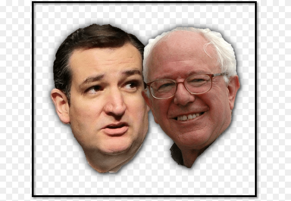 Chasing Glenn Beck Ted Cruz And Bernie Sanders, Accessories, Portrait, Photography, Face Png Image