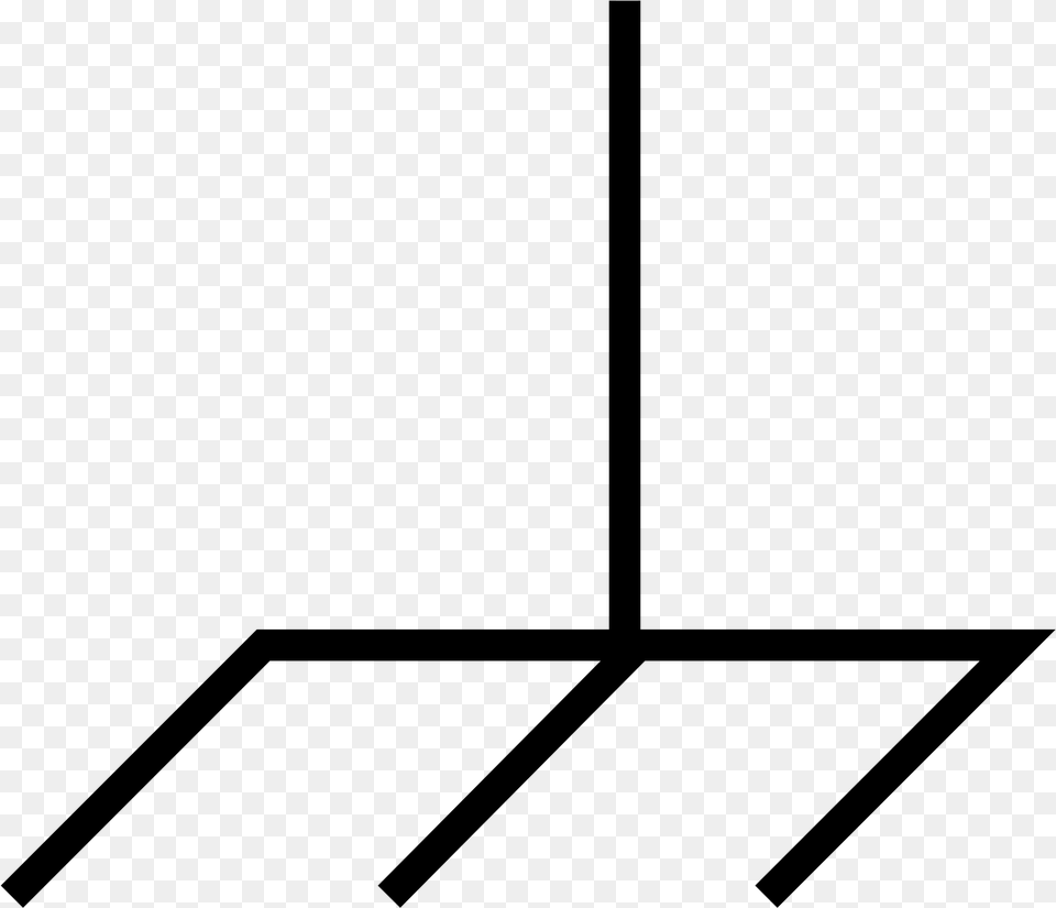 Chassis Ground Symbol, Gray Png