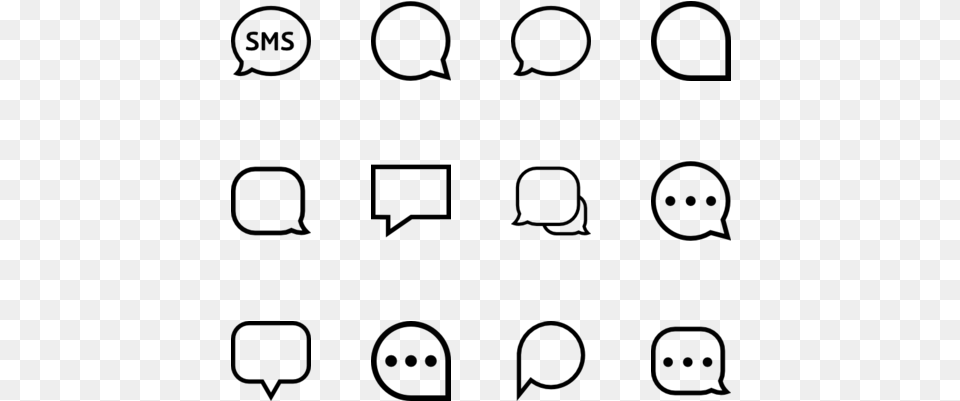 Chat App Icons App Icon Chat, Gray Free Png Download