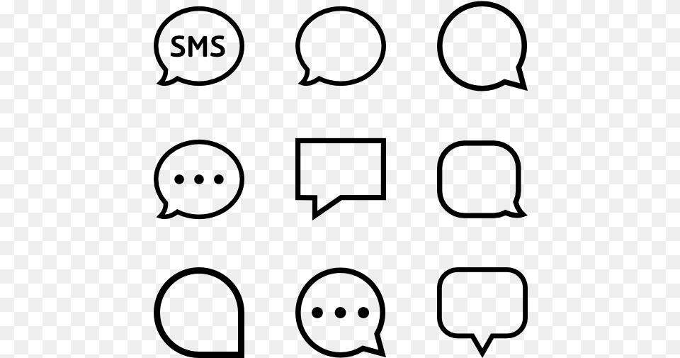 Chat App Icons App Message Icon, Gray Free Png Download