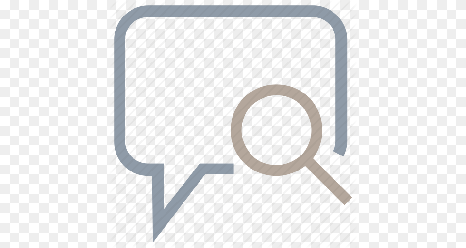 Chat Bubble Chat History Magnifier Search Chat Speech Bubble Icon, Gate, Accessories, Glasses Png