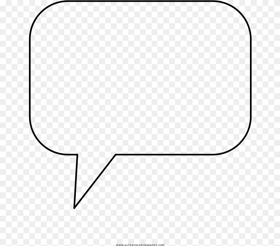 Chat Bubble Coloring, Gray Free Transparent Png