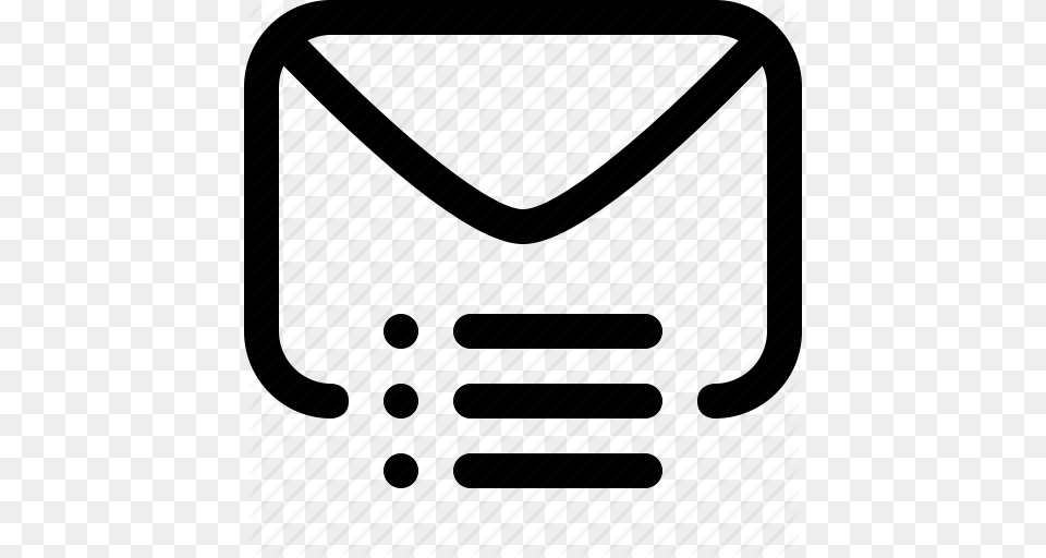 Chat Communication Email List Mail Message Sms Icon, Architecture, Building, Device Png Image