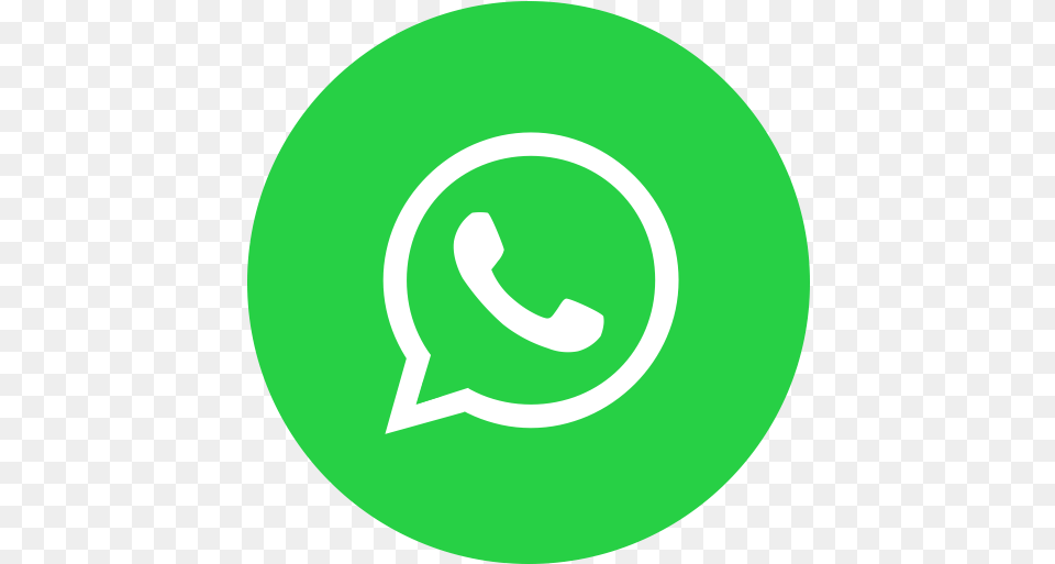 Chat Communication Logo Whatsapp Icon Transparent Whatsapp Icon, Green, Disk, Symbol Free Png Download