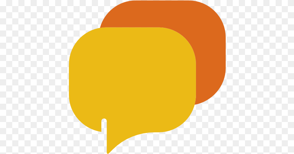 Chat Dialogue Bubbles Bubble Talk Yellow Comment, Food, Fruit, Plant, Produce Free Png Download